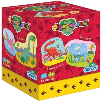 Image of Dinosaur Jigasawrus Jigsaw Puzzle - 16 Pieces