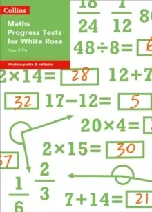 Image of Year 5/P6 Maths Progress Tests for White Rose