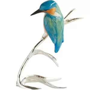 Image of Arora 1507 Natures Realm Kingfisher Bird Figurine, Multicolour, One Size