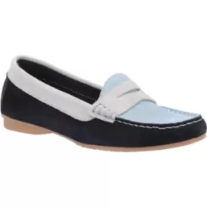 image of Riva Womens Banyoles Leather Slip On Summer Boat Shoes UK Size 6 (EU 39)