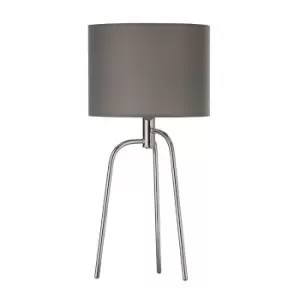 image of The Lighting and Interiors Chrome Jerry Table Lamp