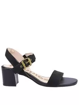 image of Hush Puppies Leila Heel Hugger Heeled Sandal, Black, Size 4, Women