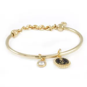 Image of Juicy Couture Jewellery Enamel Crown Slider Bangle JEWEL WJW386