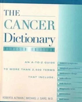 Image of The Cancer Dictionary by Roberta Altman Hardback