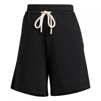 Image of adidas Sportswear Studio Lounge Fleece Shorts Wome - Black