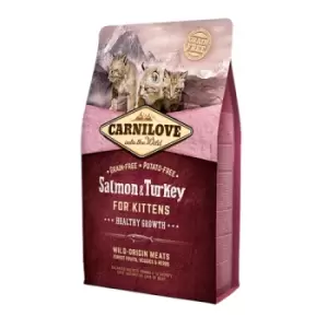 image of Carnilove Kitten Salmon and Turkey Cat Food 2kg