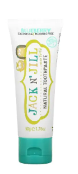 image of Jack N Jill Natural Blueberry Toothpaste 50g