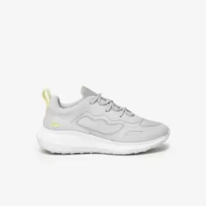 Image of Womens Lacoste Active 4851 Textile Trainers Size 3.5 UK Grey / White