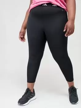 Image of adidas Tech-Fit 7/8 Leggings (Plus Size) - Black, Size 1X, Women