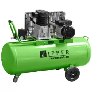 image of Zipper COM200-10 200L Workshop Air Compressor, 230 V