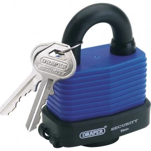 Image of Draper Laminated Steel Padlock 54mm Standard