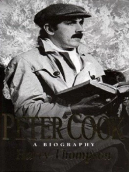 Image of Peter Cook by Harry Thompson Hardback