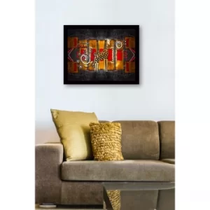 Image of SC0354 Multicolor Decorative Framed MDF Painting