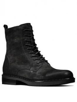 Image of Clarks Jenna Lace-Up Ankle Boot - Black