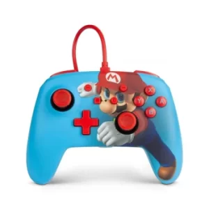 image of PowerA Mario Punch Wired Nintendo Switch Controller