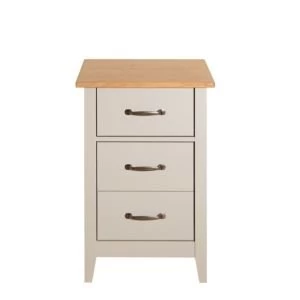 Westwick Oak effect 3 Drawer Chest (H)650mm (W)440mm (D)400mm