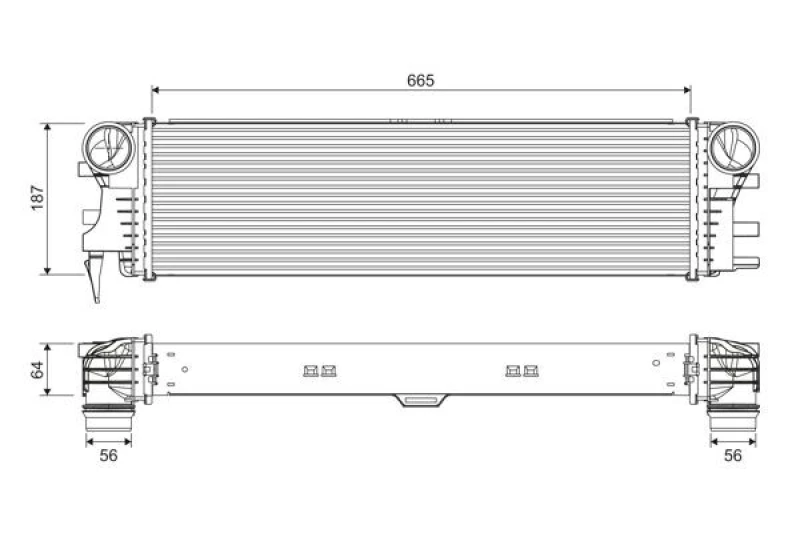 Image of Intercooler VALEO 818311