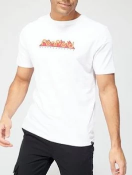Image of Penfield Penfield Peak Logo T-Shirt, White, Size XL, Men