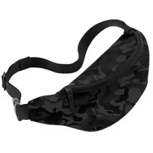 image of Adjustable Belt Bag (2.5 Litres) (One Size) (Midnight Camo) - Bagbase