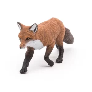 image of PAPO Wild Animal Kingdom Fox Toy Figure, Three Years or Above, Multi-colour (53020)