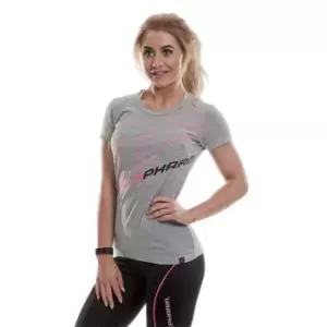 image of Musclepharm Yoga T Shirt Ladies - Grey