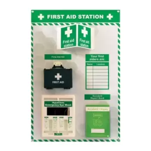 Image of First Aid Station Style 2, Safety Station, Acp (800mm x 1000mm)