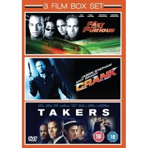 Image of 3 Film Box Set Takers / Crank / The Fast & The Furious DVD