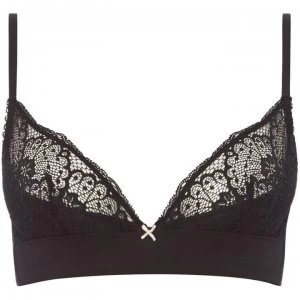 image of HEIDI KLUM INTIMATES Fleur Fantasy quarter Cup Bra - Black