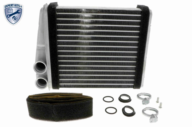 Image of VEMO V20-61-0001 Heat Exchanger with accessories, EXPERT KITS + Heat Exchanger,interior heating (467)
