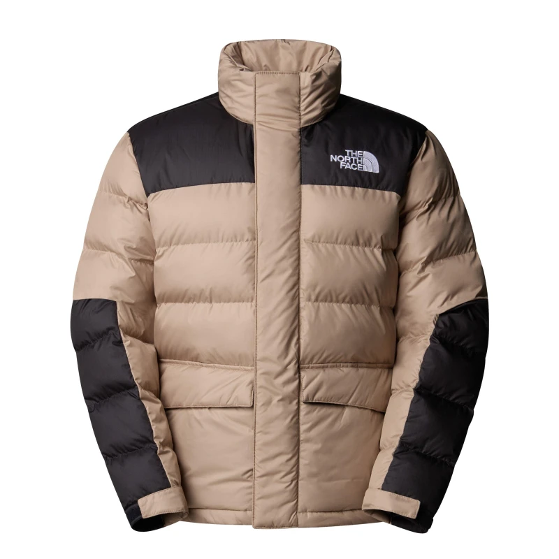 Image of The North Face Mens Limbara Insulated Short Puffer Jacket Mushroom male X Large
