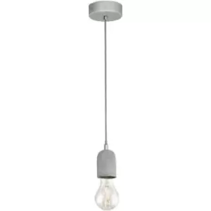 image of Netlighting Silvares 1 Light Ceiling Pendant Grey, E27