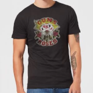 Image of Guns N Roses Cards Mens T-Shirt - Black