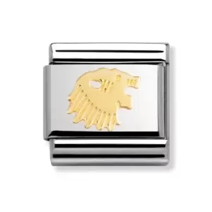Image of Nomination Classic Gold Leo Symbol Charm
