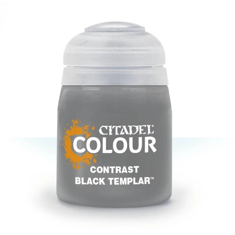 Image of Citadel Games Workshop Colour Contrast: Black Templar (18ml) Paint Multi