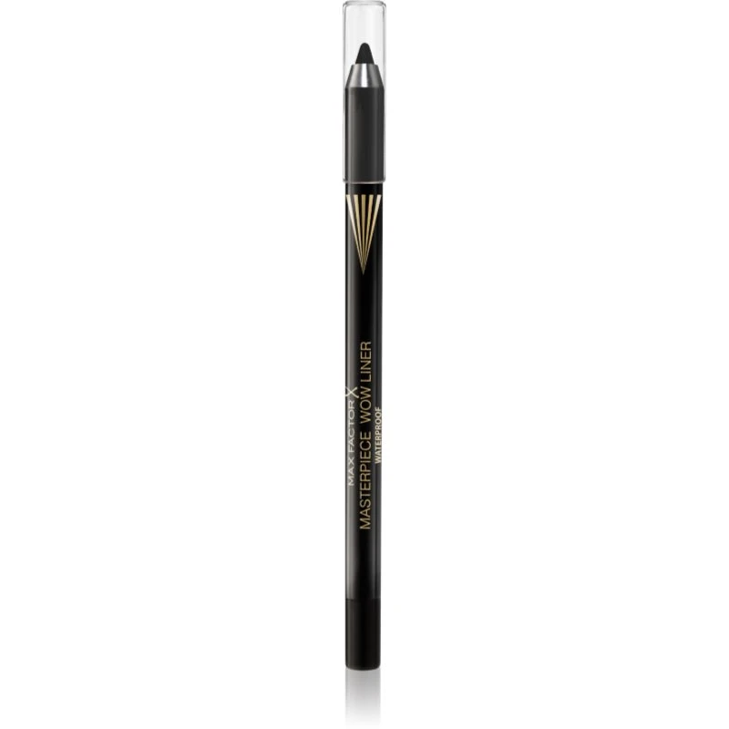 Image of Max Factor Masterpiece Wow Liner Waterproof waterproof eyeliner pencil shade 300 Midnight Black 1.2 g