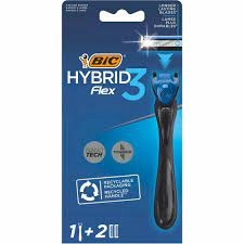 Image of BIC Flex Hybrid 3 Razors and 2 Razor Blades