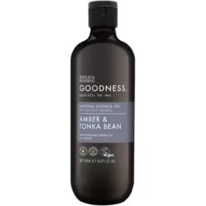 Image of Baylis & Harding Goodness Amber & Tonka Bean Natural Shower Gel 500ml