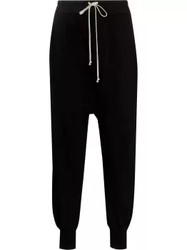 image of RICK OWENS DRKSHDW Prisoner Cut Sweat Pants Black