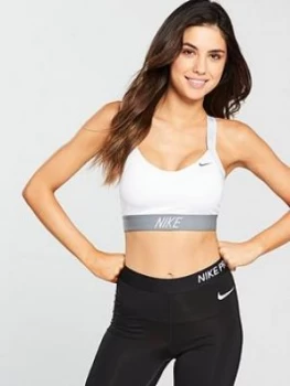 image of Nike Training Indy Soft Sports Bra White Size XS Women