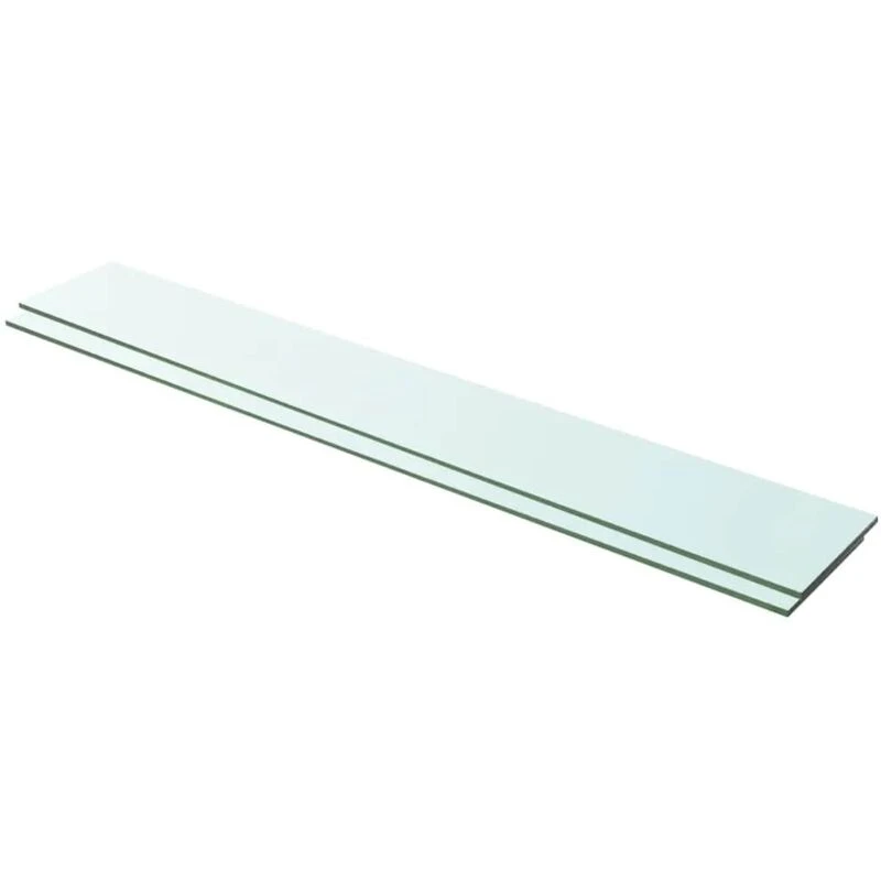 Image of VIDAXL Vidaxl - Shelves 2 pcs Panel Glass Clear 100x15cm 3051583