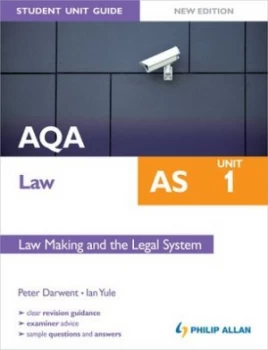 Image of Aqa As Law. Unit 1 Law Making and the Legal System by Ian Yule Paperback