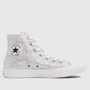 image of Converse Silver Wabi Sabi Hi Trainers