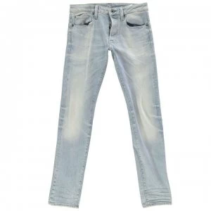 image of G Star 3301 Slim Jeans - lt aged