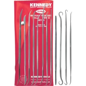 Image of 150MM (6") 12 Piece Second Cut Riffler File Set B
