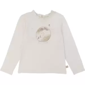 Image of Billieblush Billieblush Cotton T Shirt - Beige