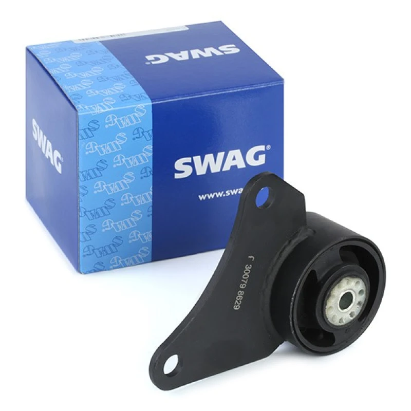 Image of SWAG 62 93 0079 Engine mount Rear, Rubber-Metal Mount Elastomer Engine Mounting (247)