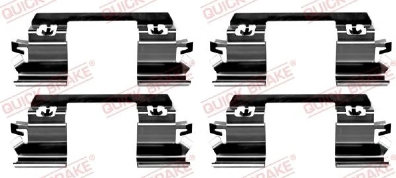 Image of QUICK BRAKE Brake pad fitting kit QUICK BRAKE 109-1234
