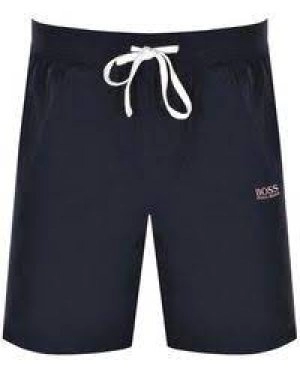 image of Hugo Boss Athleisure Liem 4 Jersey Slim Fit Shorts Navy Size 30 Men