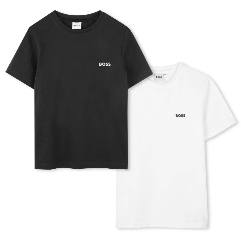 Image of BOSS Kids T-Shirt Regular Fit T-Shirts 10Y Black 59252603195
