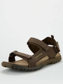 Image of Trespass Alderley Sandal - Brown , Brown, Size 9, Men